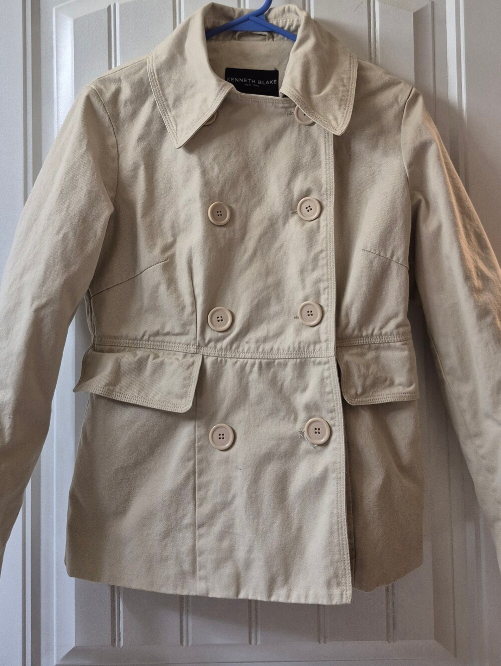 Kenneth Blake Women's Double-Breasted Fall Peacoat Size Medium
